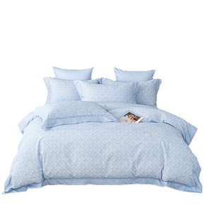 Duoximeimiankang 100% Cotton Brushed <b>Bedding</b> <b>Set</b> Floral Pattern 133x72 Density Reactive Dyeing Home Use Sheet Style - Product Image 2