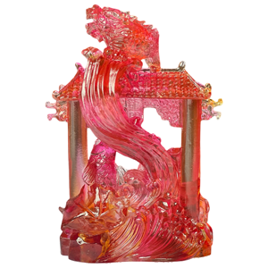 Handmade pha lê thủy tinh nghệ thuật <span class=keywords><strong>2025</strong></span> thiết kế mới chì liuli điêu khắc cho trang trí nội thất - Product Image 2