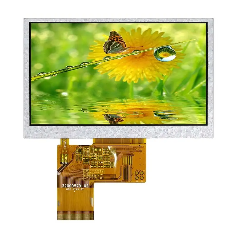Aangepaste Transflective Touchscreen 4.3 Inch 24-Bit Rgb Lcd Panel Tft Module Usb Power Lcd Monitor Voor Vingerafdruk Identificeren