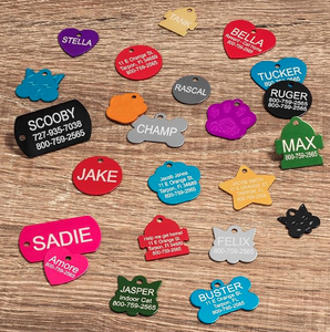 Plaque d'identification personnalisée pour animaux de compagnie, gravée sur mesure, nom, numéro de téléphone, acier inoxydable, étanche, pour chien et chat - Product Image 2
