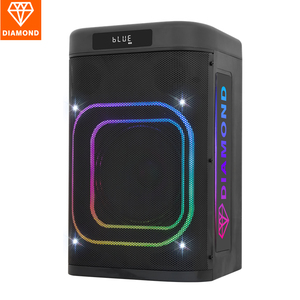 Haut-parleur Bluetooth portable 8 pouces pour la danse carrée, le DJ, le karaoké, le chant en extérieur, avec éclairage LED RGB et batterie - Product Image 5