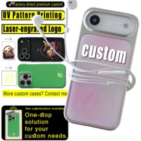 Coque de téléphone personnalisée, minimaliste, antichoc pour iPhone