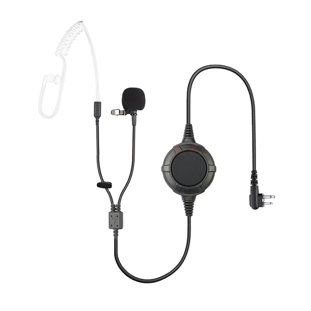 Security Mini FBI Invisible Radio Earphones Walkie Talkie Acoustic Tube Earpiece Headset MTP3200 Telephone Headset