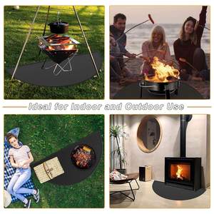 OEM Tapis de cheminée demi-rond Couverture ignifuge pour poêle à <span class=keywords><strong>bois</strong></span> Cuisine <span class=keywords><strong>Protection</strong></span> du sol Type d'accessoire Charbon de <span class=keywords><strong>bois</strong></span> pour la cuisson - Product Image 4