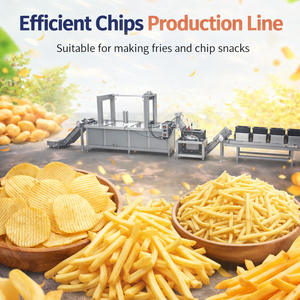 Machine multifonctionnelle de fabrication de chips de <span class=keywords><strong>patate</strong></span> <span class=keywords><strong>douce</strong></span>, ligne de production automatique de chips pour la transformation des collations - Product Image 5