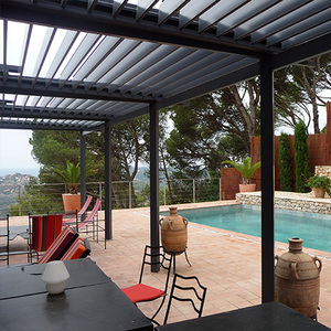 Uso en casa Patio de Aluminio Techo Retráctil Metal bioclimática pérgola jardín Kit de Aluminio 4X3 - Product Image 6