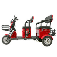 Tricycle électrique pour adultes, 3 roues, carrosserie ouverte, 600W, 60V, 20Ah, cadre en acier haute teneur en carbone, capacité de charge de 200 kg, certifié, 30-50 km/h