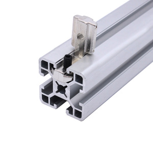 Deying 2020/3030/4040L noir connecteur de fente d'angle Standard europé<span class=keywords><strong>en</strong></span> accessoires de profil <span class=keywords><strong>en</strong></span> aluminium zinc Carton intégré emballé - Product Image 3