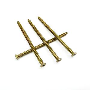 Vis à béton en acier au carbone galvanisé à tête TX, filetages Hi-Lo, filetages en V dentelés pour fixation de cadres de fenêtres en béton - Product Image 4