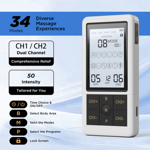 Unidad TENS Portátil 5 en 1, Máquina de Electroterapia, Relajación Corporal, Masaje Muscular, Alivio del Dolor - Product Image 4