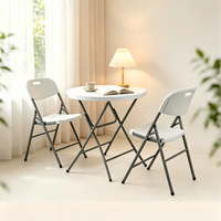 Grande table ronde pliable en plastique, prix
