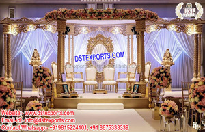 Nuevo estilo, decoraciones de boda indias tradicionales, Sankheda Mandap a la venta, lugar elegante para ceremonias de boda - Product Image 6