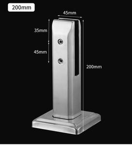 Accessoires <span class=keywords><strong>de</strong></span> <span class=keywords><strong>fixation</strong></span> pour poteaux <span class=keywords><strong>de</strong></span> main courante, bases <span class=keywords><strong>de</strong></span> sol et pinces à verre pour balustrades <span class=keywords><strong>de</strong></span> piscine en acier inoxydable 304 – Simplicité moderne - Product Image 5