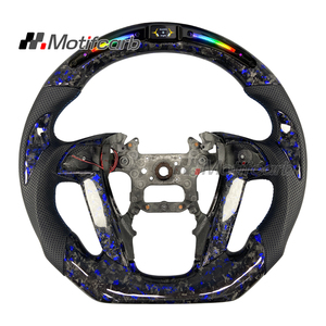 Volante LED de fibra de carbono forjado azul personalizado para Honda Accord 8ª generación EX EX-L LX-P Sedán 2008-2012 - Product Image 1
