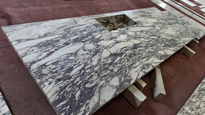 Lussuoso Marmo Naturale Italiano Calacatta Viola su Misura per Piani <span class=keywords><strong>Cucina</strong></span> e Top Isola, Finitura Levigata per Decorazione Casa - Product Image 2