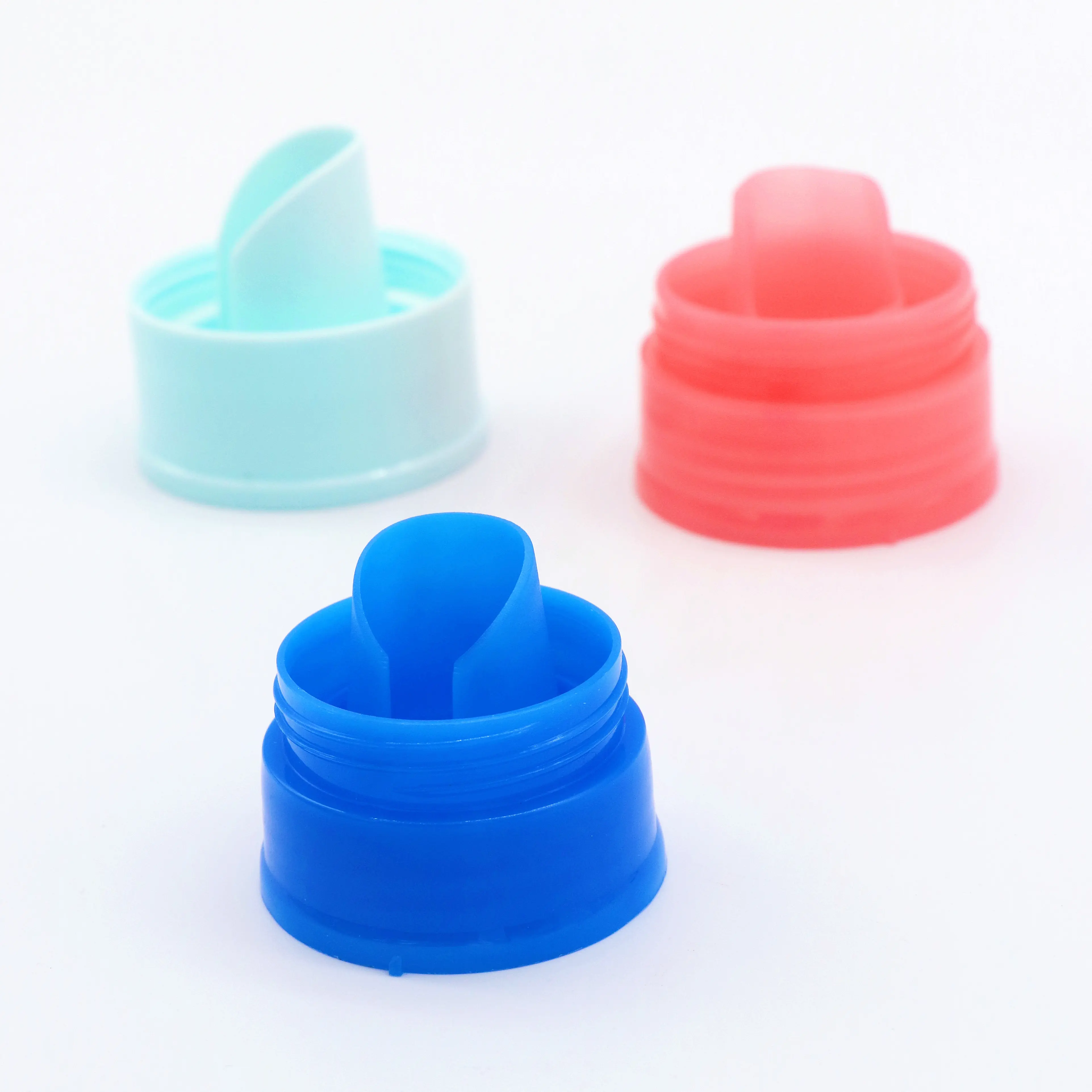 प्लास्टिक कपड़े धोने का साबुन डिटर्जेंट बोतल के लिए टोपी मापने कप ढक्कन थोक