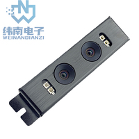 Modul Kamera Binokuler WN-L2003.K104RSM Sensor USB 1080P 2MP untuk Penggunaan Dalam Ruangan, Pengenalan Wajah, Penglihatan Malam IR, Casing Aluminium, Colokan