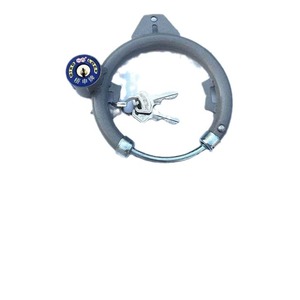 Candado para Bicicleta con Llaves, Grillete Redondo de Metal para Seguridad, Tamaño Estándar - Product Image 2