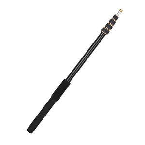 Microfone Boom Pole, 5-Seção monopé telescópico Stand com Shock Mount para <span class=keywords><strong>Rode</strong></span> Mic Gravação de Áudio - Product Image 4
