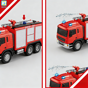 Véhicule de déformation électrique télécommandé multifonctionnel USB, <span class=keywords><strong>camion</strong></span> de pompiers pulvérisateur d'eau RC, idéal pour les enfants - Offre Spéciale - Product Image 4