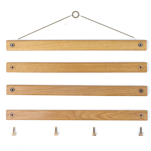 Chất lượng cao Brass vít 12inch gỗ sồi hình ảnh khung ảnh cho nghệ thuật Áp phích treo tường treo trang trí nội thất - Product Image 4