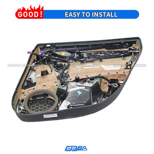 Pièces de garniture intérieure pour Maserati Ghibli, panneau de revêtement de porte en plastique noir PP, garniture de porte en cuir, OE 670018998 - Product Image 3