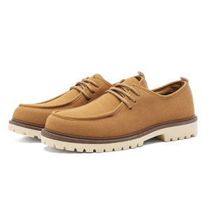 Nouvelles bottes habillées tendance en faux daim pour hommes, à lacets, antidérapantes, à bas prix, de marque, exportées par les fournisseurs de Guangzhou, OEM bon marché - Product Image 1