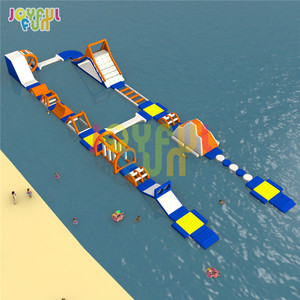 JOYFUL FUN Nuevo Torneo De Obstaculos Inflables Flotantes En Parques Acuaticos De <span class=keywords><strong>Playa</strong></span> Parque Acuatico Inflable - Product Image 2