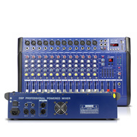 Alimentation fantôme 48V de haute qualité, 12 canaux PMX1202D-USB avec console de mixage amplifiée