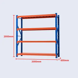 White blue household basement Robust and easy to install bolted shelves Industrial warehouse Heavy steel shelves storage shelves