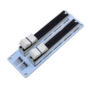 Bloque de Construcción Electrónico, Módulo de Potenciómetro Lineal Deslizante de Doble Fila 10K para Arduino, Resistencia Lineal Deslizante para Mezclador - Product Image 1