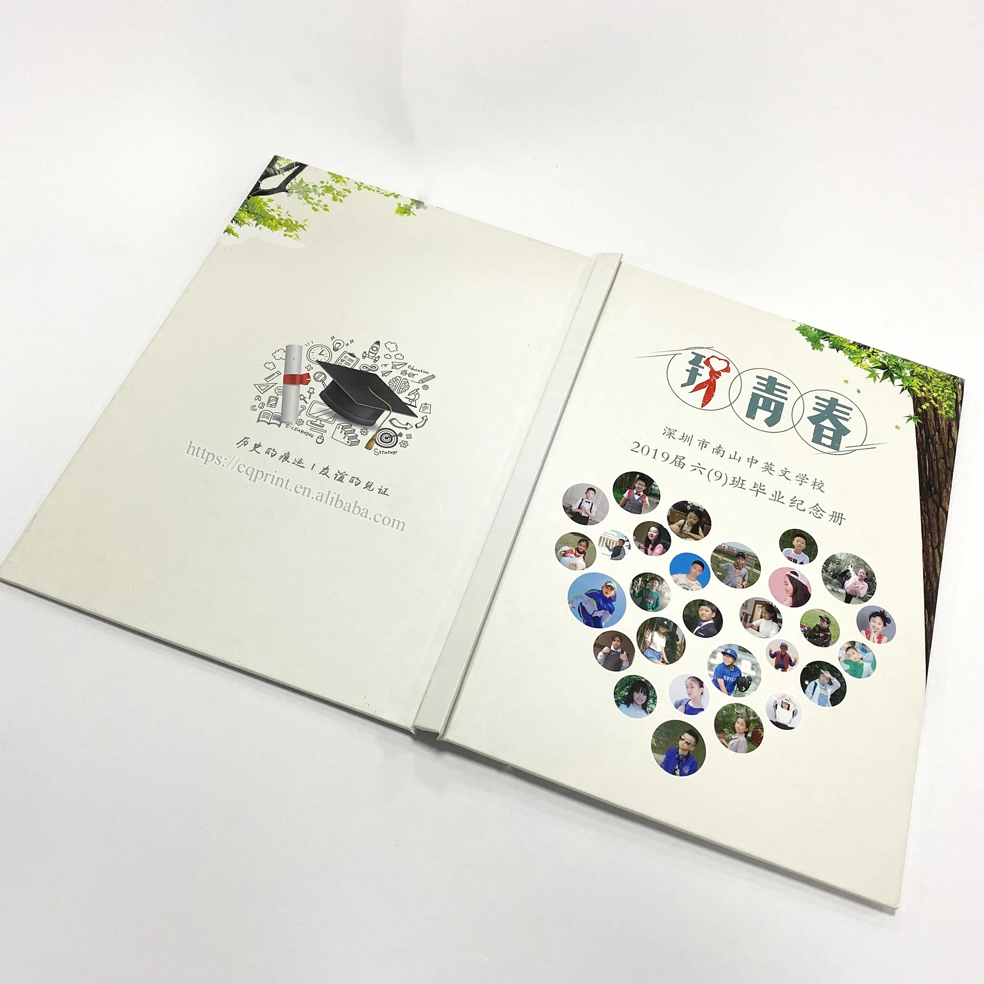 Yearbook Bán Buôn Số Lượng Lớn Màu Bìa Cứng Sinh Viên Tốt Nghiệp Nhóm Ảnh Cuốn Sách In Ấn