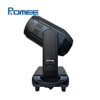 Lumière de tête mobile puissante de 380 W avec effet de rotation de motif pour DJ, concert, événement, spectacle, club, bar, éclairage de scène