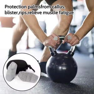 Ergonomic Anti Slip Workout <strong>Grips</strong> Rubber <strong>Gloves</strong> for Weight Lifting Pull-Ups Gym Training Exercise Hand Protector - Product Image 6