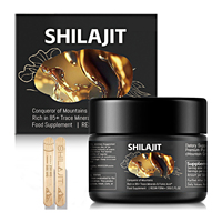 Complément alimentaire à base de résine de Shilajit OEM, extrait minéral de l'Himalaya, acide fulvique, complément alimentaire à base de plantes, étiquette privée