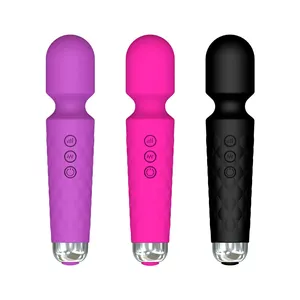 OEM/ODM mainan dewasa pribadi Mini pemijat tongkat AV genggam elektrik mainan seks wanita Vibrator Dildo