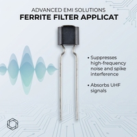 Inductores de cuentas de ferrita personalizados Tipo de filtro de CC EMI RFI Filtro de ruido Choke para línea de fuente de alimentación Serie RID