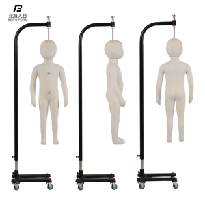 BEIFUFORM Bébé Mannequin Complet Du Corps Standard CN taille Enfant Robe Forme avec <span class=keywords><strong>Tête</strong></span> Mains et <span class=keywords><strong>Pieds</strong></span> pour Vêtement Tailleurs - Product Image 2