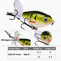 Leurre dur personnalisé en plastique ABS avec hameçons triples en acier inoxydable pour la pêche en eau salée, rivière, lac, et brochet