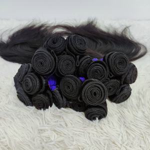 Letsfly - Paquetes de Cabello Humano Virgen Malayo Remy 8A al por Mayor, con Doble Trama a Máquina, Liso, 100% Cabello Humano para Mujeres Negras, de 12 a 22 Pulgadas - Product Image 3