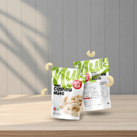 Sachets d'emballage alimentaire sec personnalisés en plastique et aluminium refermables, type stand-up, avec fermeture éclair pour snacks