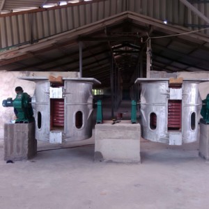 Pot de four de fusion par induction de 500 kg 1000 kg 2 tonnes pour four électrique en bronze et laiton de cuivre - Product Image 5