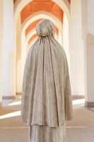 Fabricant de vêtements Oem personnalisé, tenue modeste de voyage Mukena Telekung, deux pièces hijab islamique pour Ramadan, ensembles de prière pour femmes