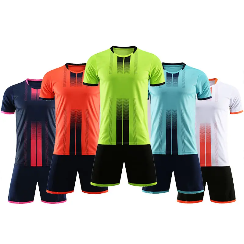 Custom Men women kids Breathable Soccer tracksuit Set Soccer Jerseys Uniforms Children Football outfit kids jerseys Kit