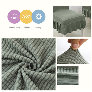 Forro Para Sillas Para Fiestas housses de chaises de banquet vertes en polyester sans accoudoirs personnalisées housses de chaises de luxe pour salle à manger housses pour chaises - Product Image 3