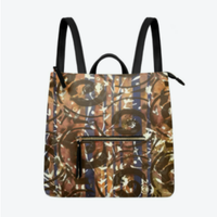 Sac à dos en PU tendance et décontracté avec motif tribal polynésien Elei, élégant et pratique, matériaux imperméables