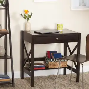 Venta al por mayor mini casa de escritorio de oficina-Mesa de madera moderna y mini sierra de mesa escritorio de oficina en casa