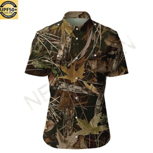 Camisa de Pesca con Camuflaje Personalizado para Hombre, de Secado Rápido, Anti-UV, Manga Corta, Diseño Táctico para Exteriores con Múltiples Bolsillos - Product Image 4