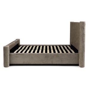 Cama Doble Tapizada Zeni <span class=keywords><strong>160x200</strong></span> con Base <span class=keywords><strong>de</strong></span> Láminas y Espacio <span class=keywords><strong>de</strong></span> Almacenamiento, Beige - Product Image 3