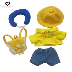 Juguete suave a rayas de 17cm, <span class=keywords><strong>muñeca</strong></span> de moda, <span class=keywords><strong>ropa</strong></span> de poliéster y suéter, sombrero, colgante, accesorios de <span class=keywords><strong>ropa</strong></span> para bebés - Product Image 3